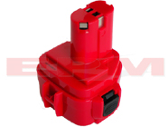 Makita 1220 1222 193981-6 638347-8 12-Volt 2.0AH Ni-Cd Replacement Power Tool Battery (Red)